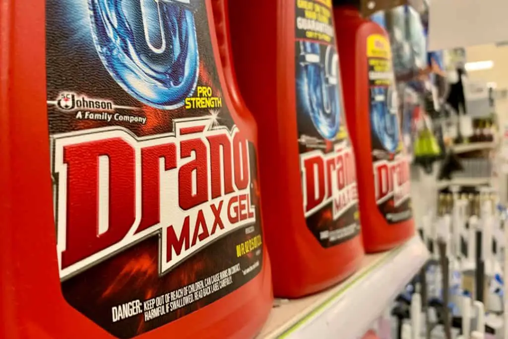how long can you leave drano in the drain