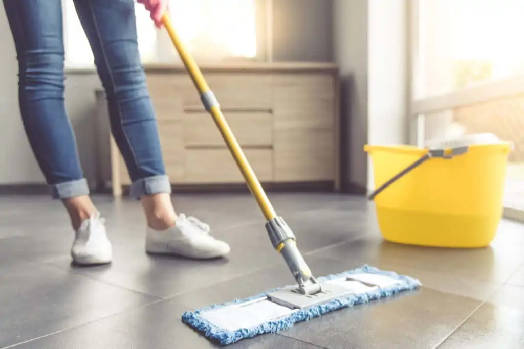 how to clean limestone floors