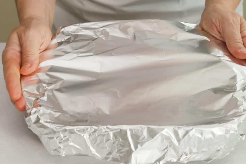 foil over dish