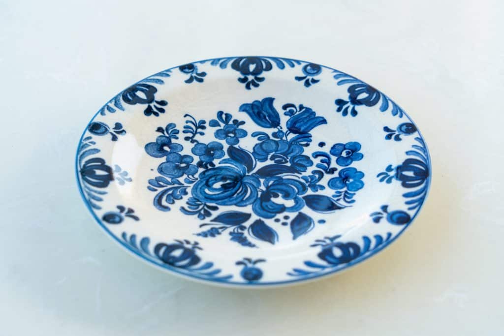 blue pfaltzgraff dish