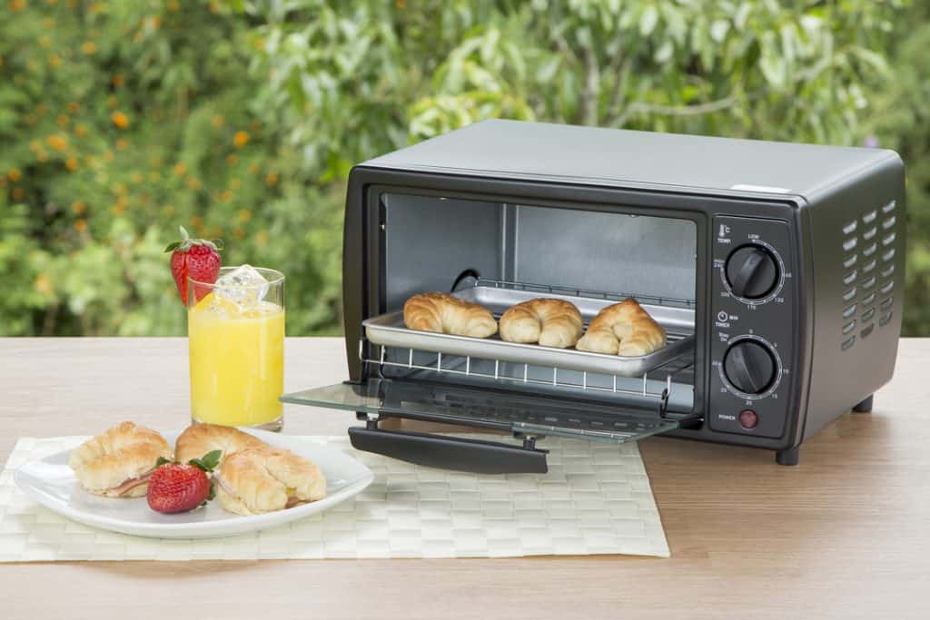 toaster oven outside